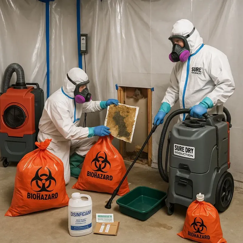 Contaminated Water Handling Protocols process in Plains, KS