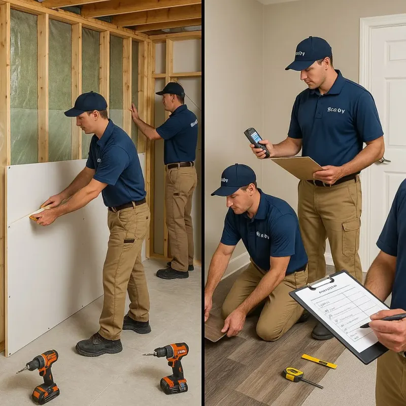 Repairs and Reconstruction process in Plains, KS